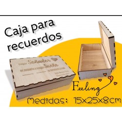 caja madera para recuerdos