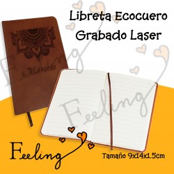 libreta eco cuero con...