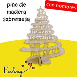 pino sobremesa con nombres